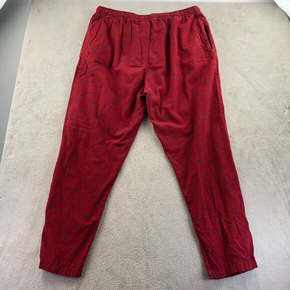 Polo Ralph Lauren Mens Pajama Pants XL Red Sleepwear Drawstring Lounge Pull On - Picture 14 of 14
